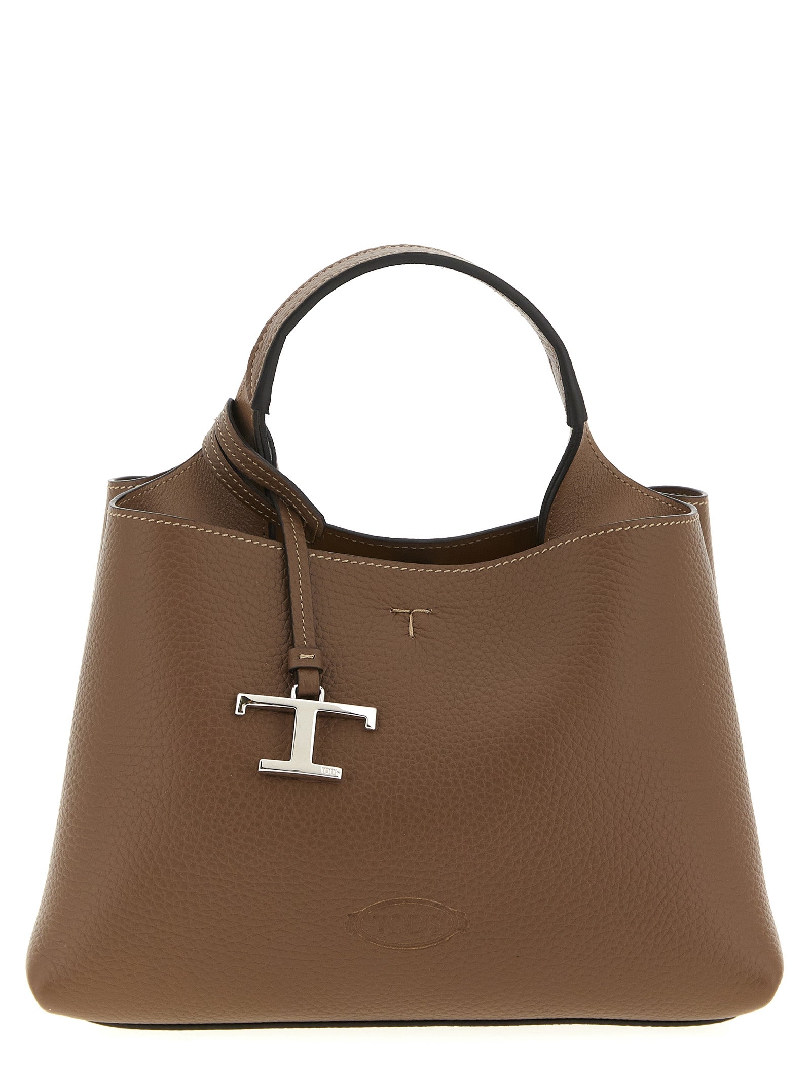 Apa Micro Handbag Brown Calfskin Leather (bos Taurus) Hand Bags