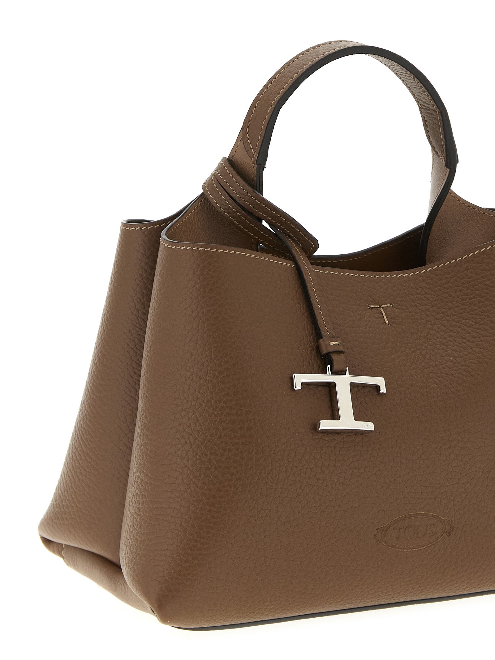 Apa Micro Handbag Brown Calfskin Leather (bos Taurus) Hand Bags