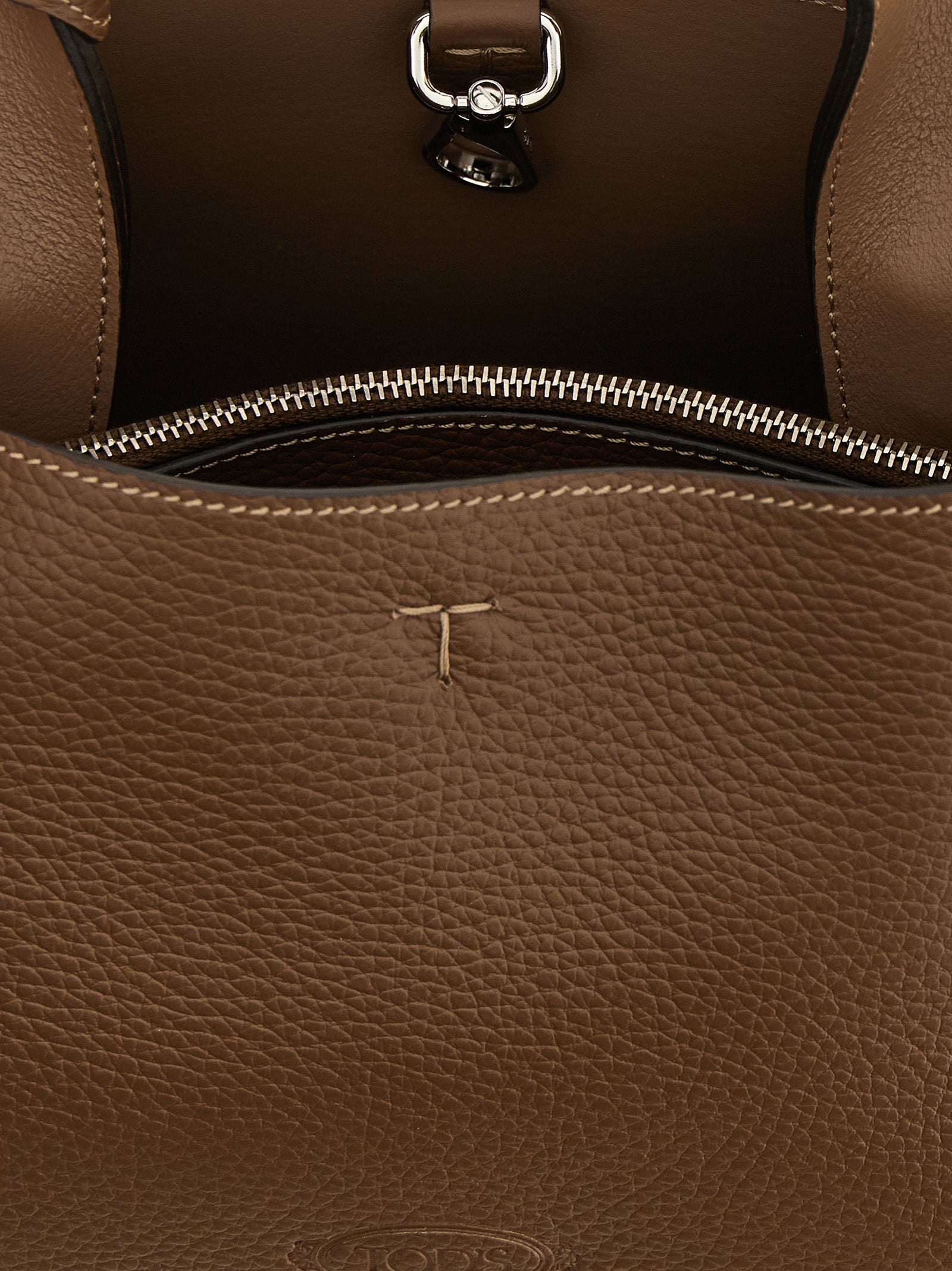 Apa Micro Handbag Brown Calfskin Leather (bos Taurus) Hand Bags