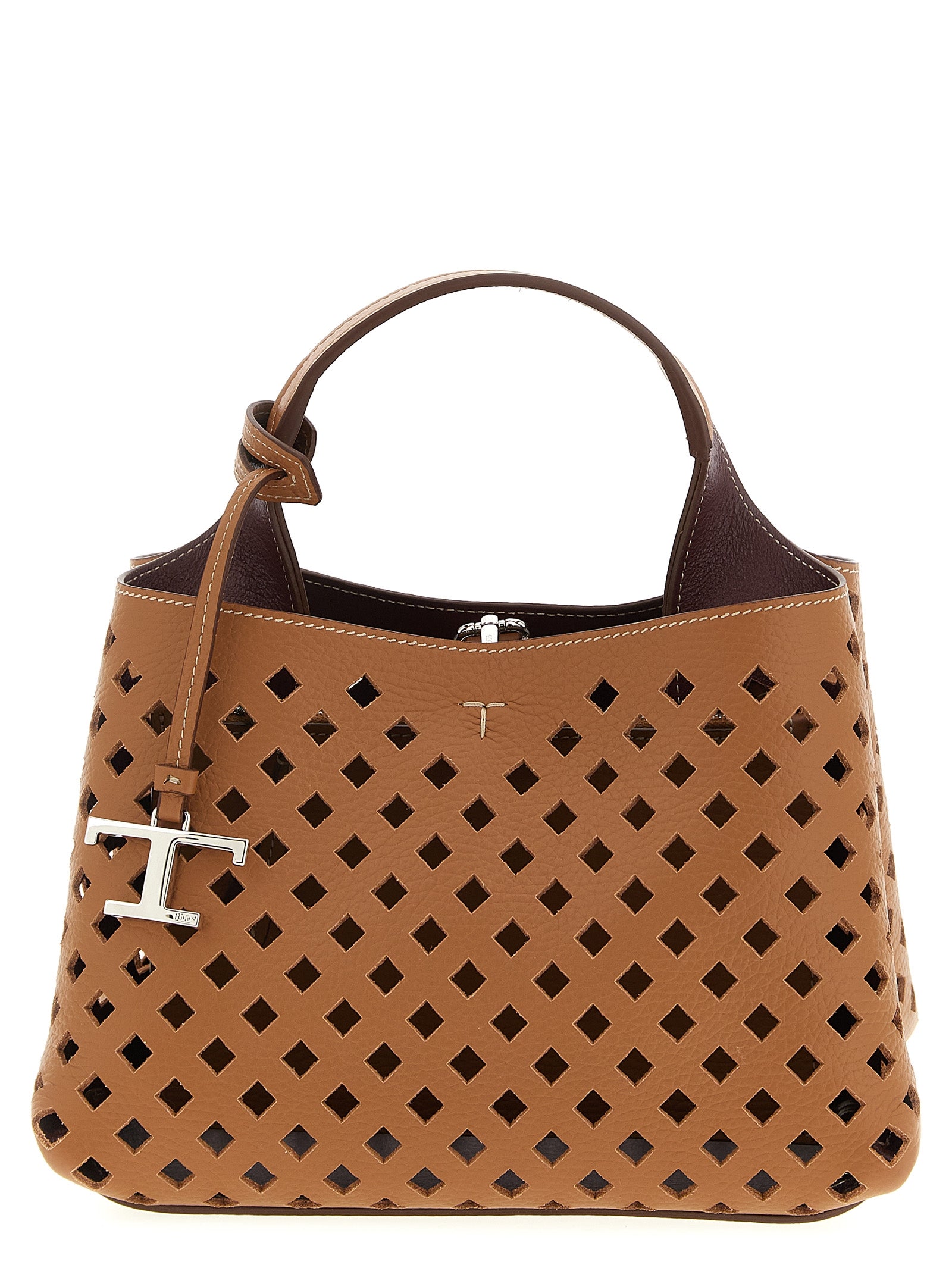 Apa Micro handbag Brown Calfskin Leather (bos Taurus) Hand Bags