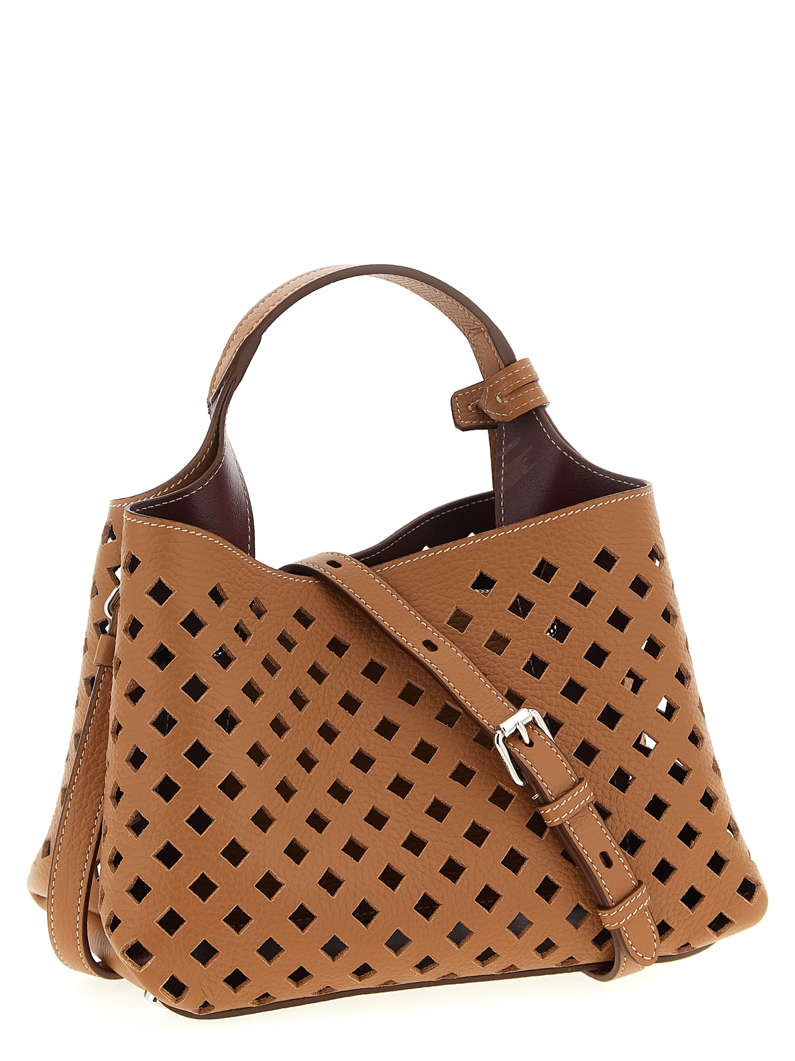 Apa Micro handbag Brown Calfskin Leather (bos Taurus) Hand Bags