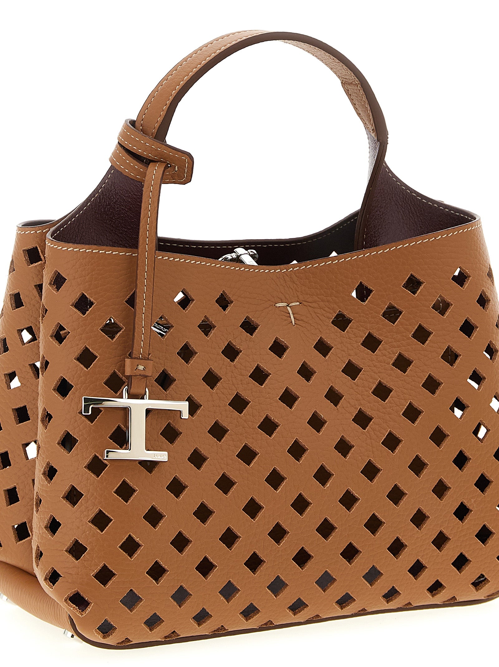 Apa Micro handbag Brown Calfskin Leather (bos Taurus) Hand Bags