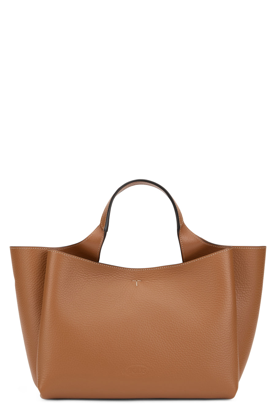 Leather Tote Bag Brown Calfskin