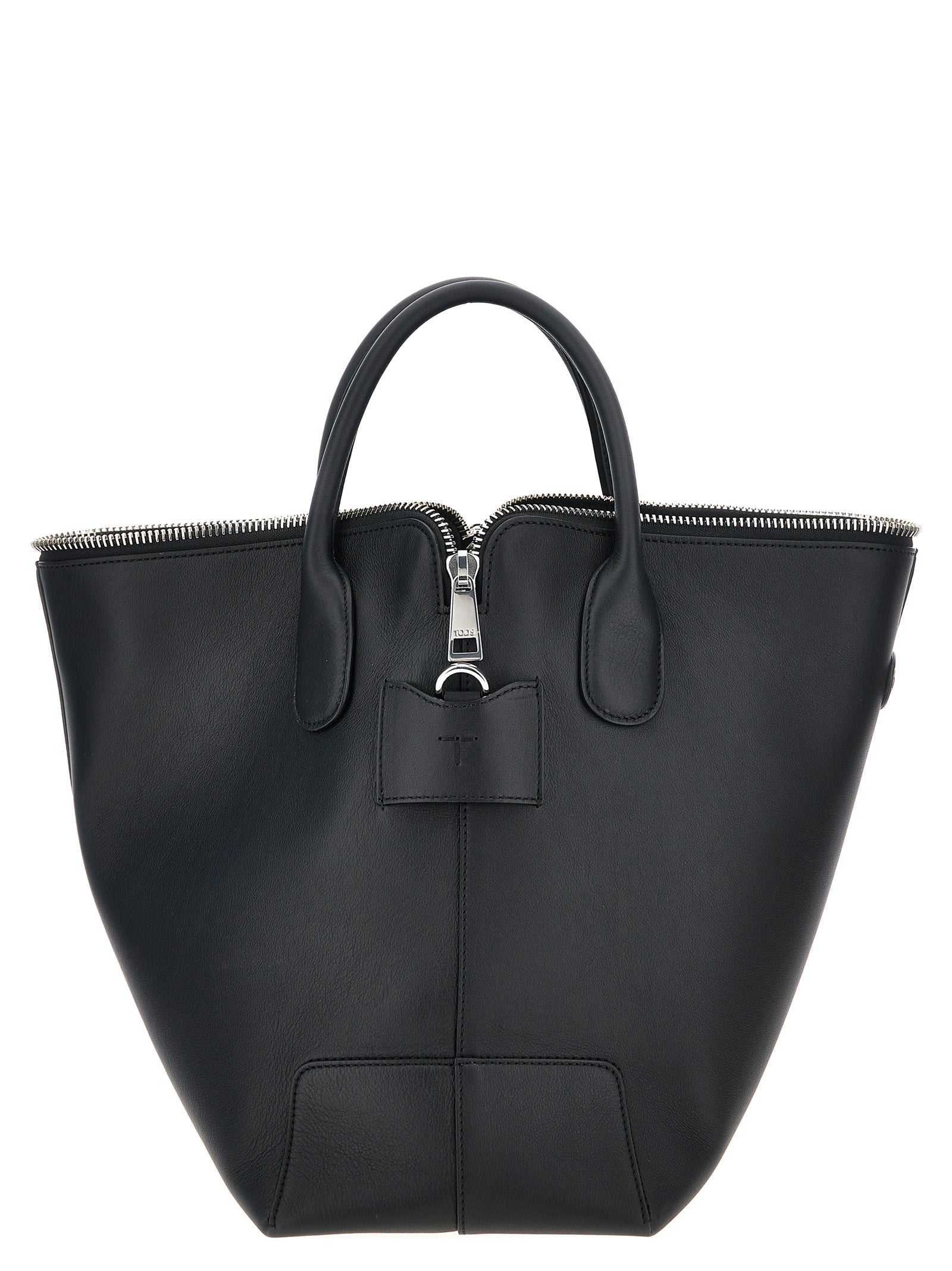 Swing medium handbag Black Calfskin Leather (bos Taurus) Hand Bags
