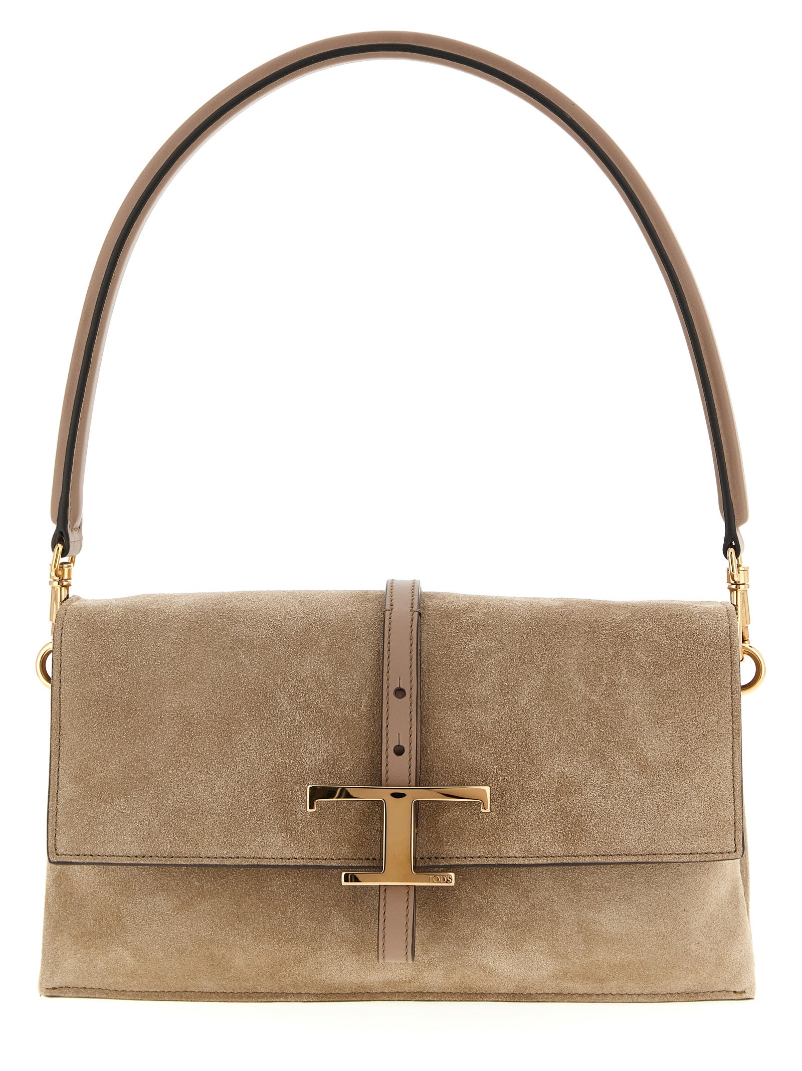 Tse Tracollina mini shoulder bag Beige Calfskin Leather (bos Taurus)