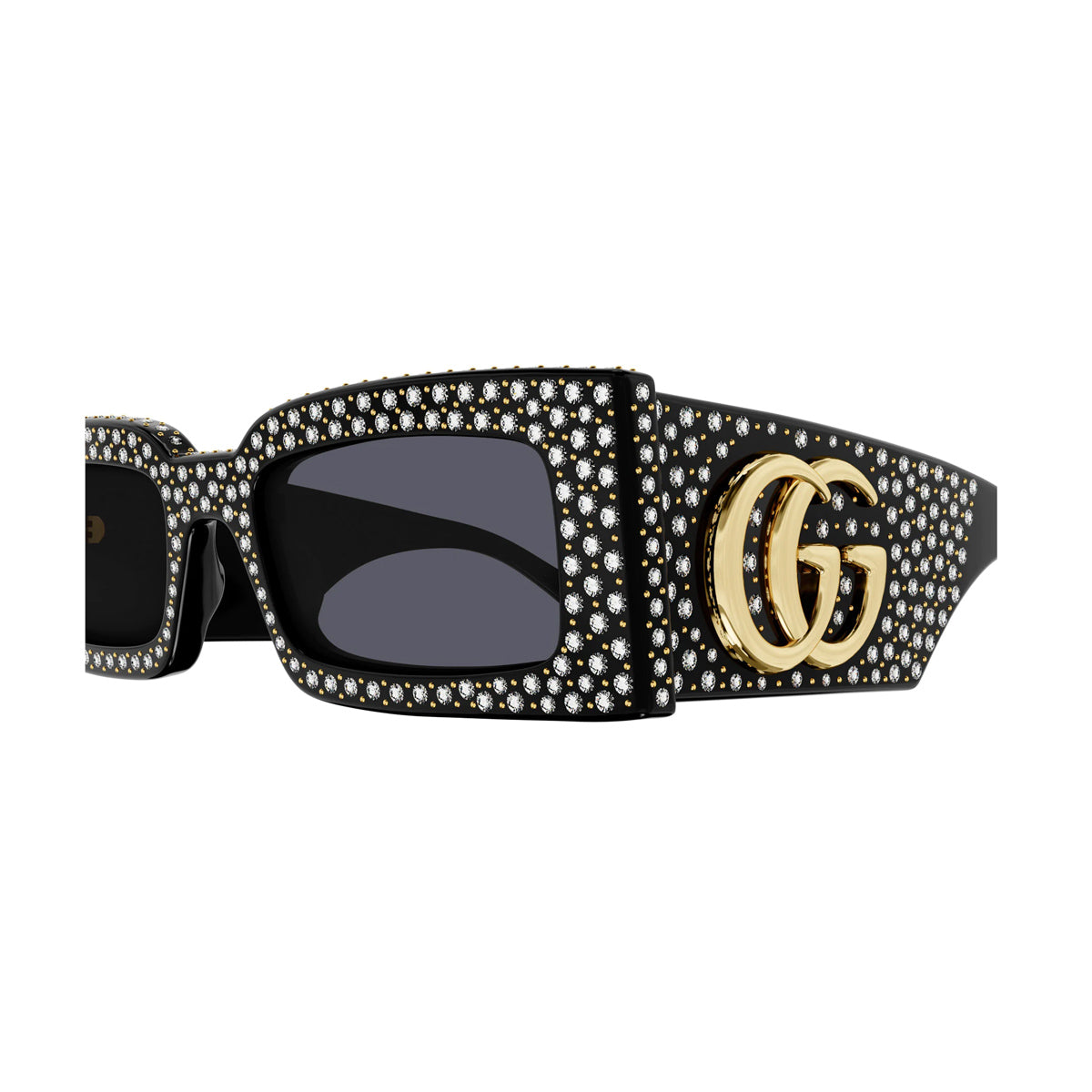 GG1425S 005 Nero Acetate Occhiali Sole