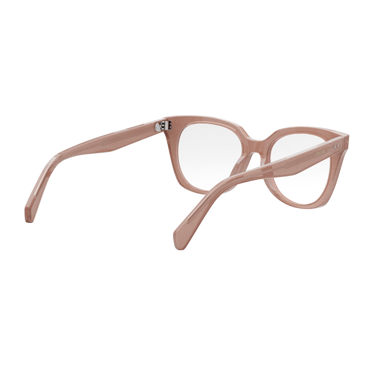 Celine CL50116I Thin 074 Rose Silver Glitter Rosa Acetate Occhiali Da Vista
