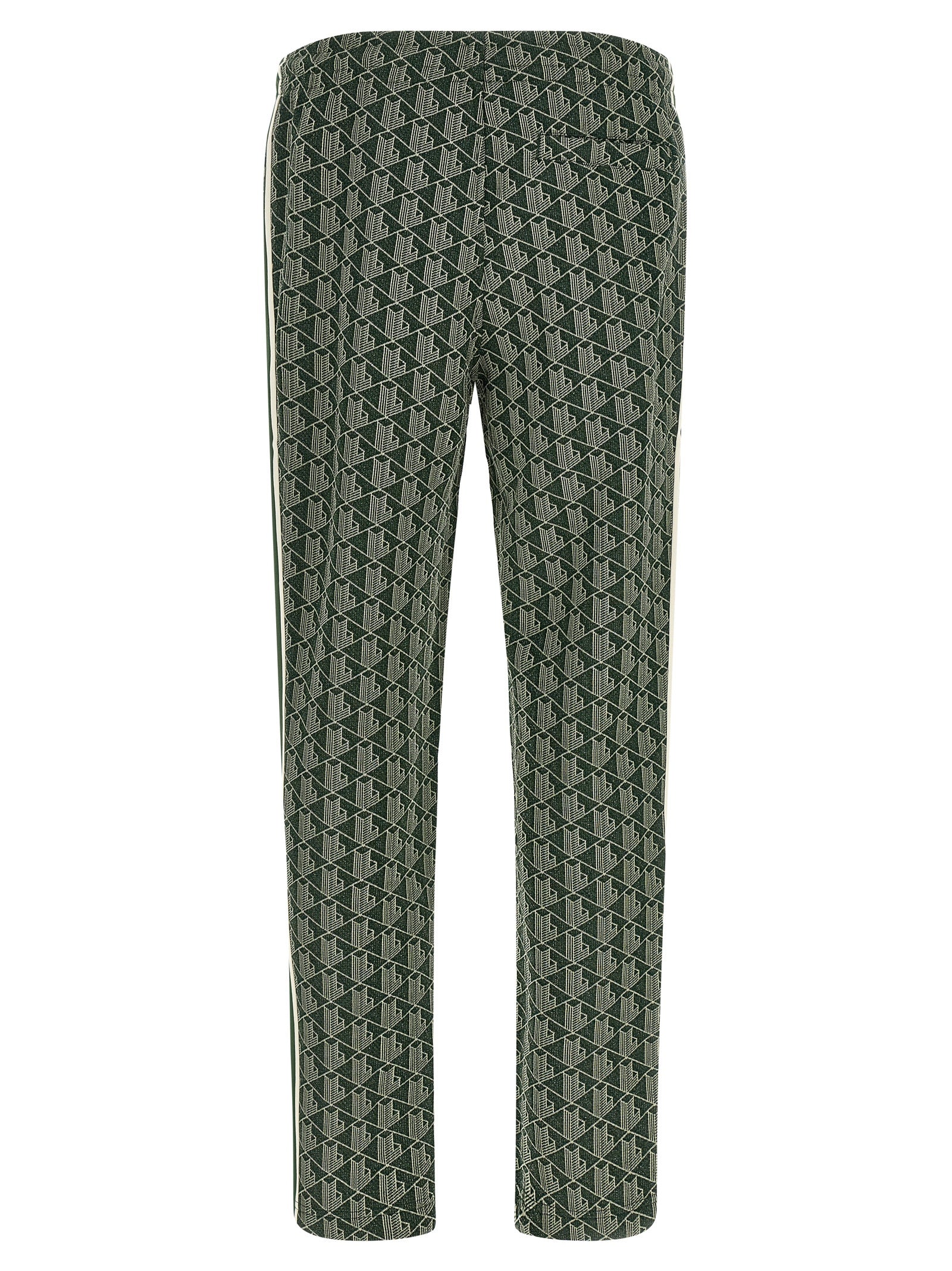 Paris Joggers Green Polyester Cotton Polyamide Pant