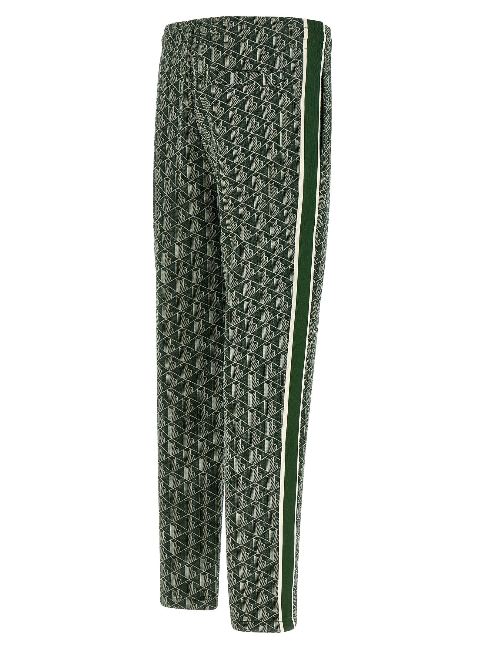 Paris Joggers Green Polyester Cotton Polyamide Pant