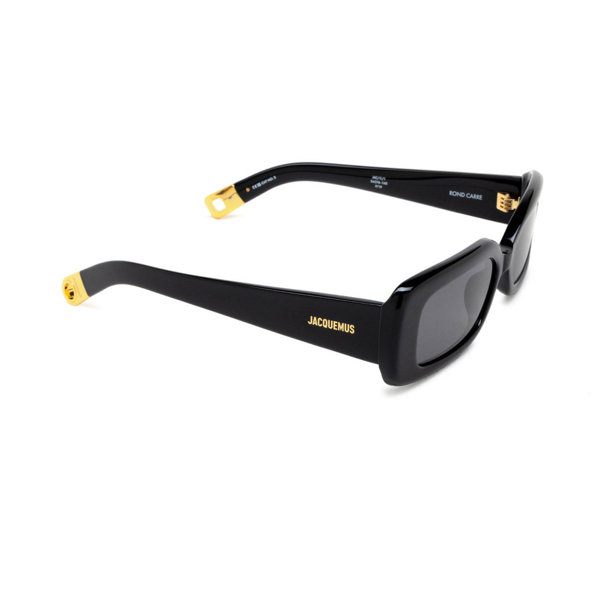 Jacquemus Les lunettes Rond Carré JAC11 C1 black Nero Acetate Occhiali Sole