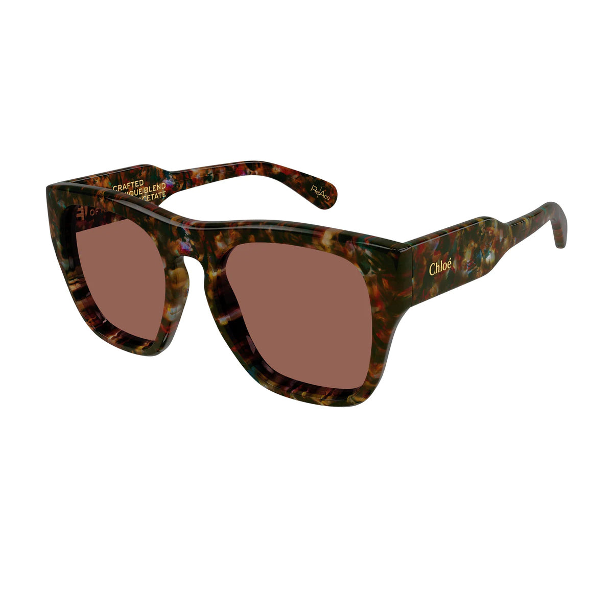 CH0149S Linea Gayia 009 Rosso Recycled Acetate Occhiali Sole