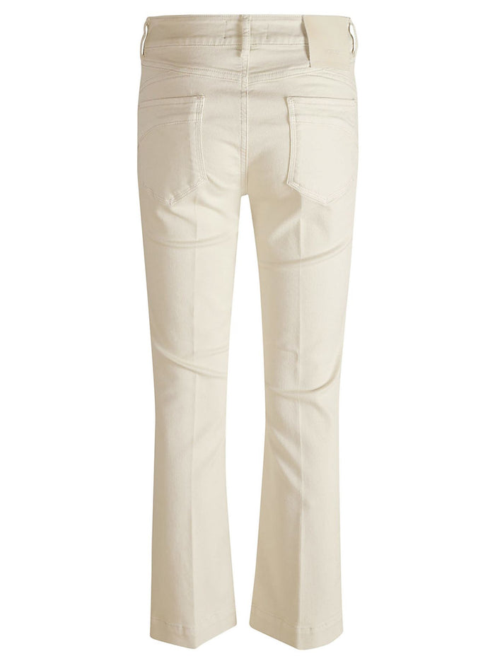 NILLY Bianco Polyester. made In Italy. Pantalone