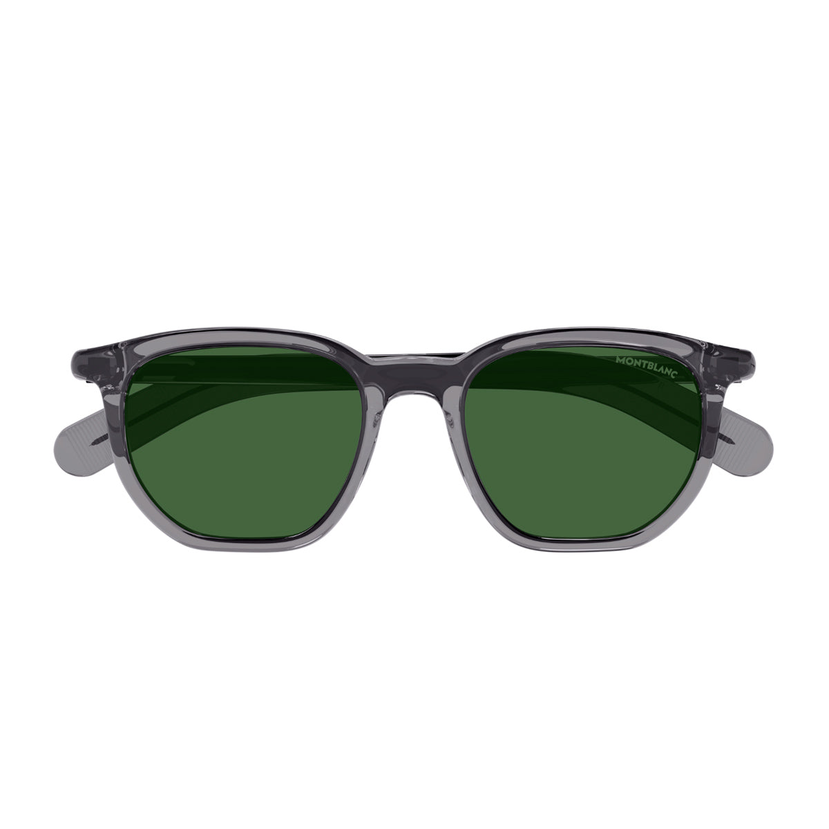 Montblanc MB0352S Linea Snowcap 003 Grey Green Grigio Injected Acetate Occhiali Da Sole