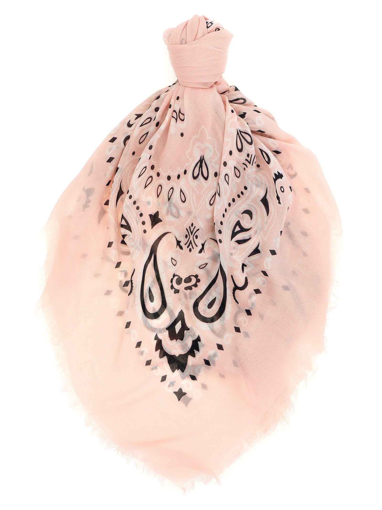 Bandana Stole Pink Modal Cachemire Scarves, Foulards