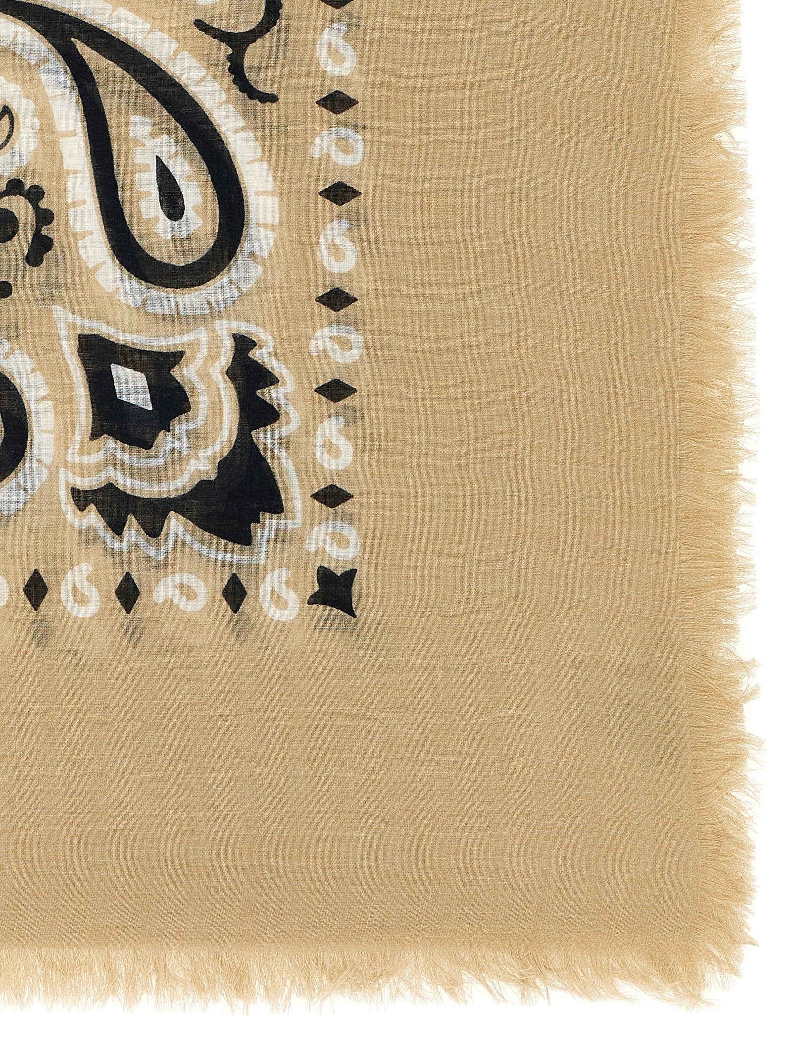 Bandana Stole Beige Modal Cachemire Scarves, Foulards