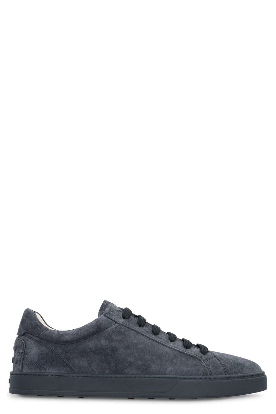 Suede Sneakers Blue Calf Trainers
