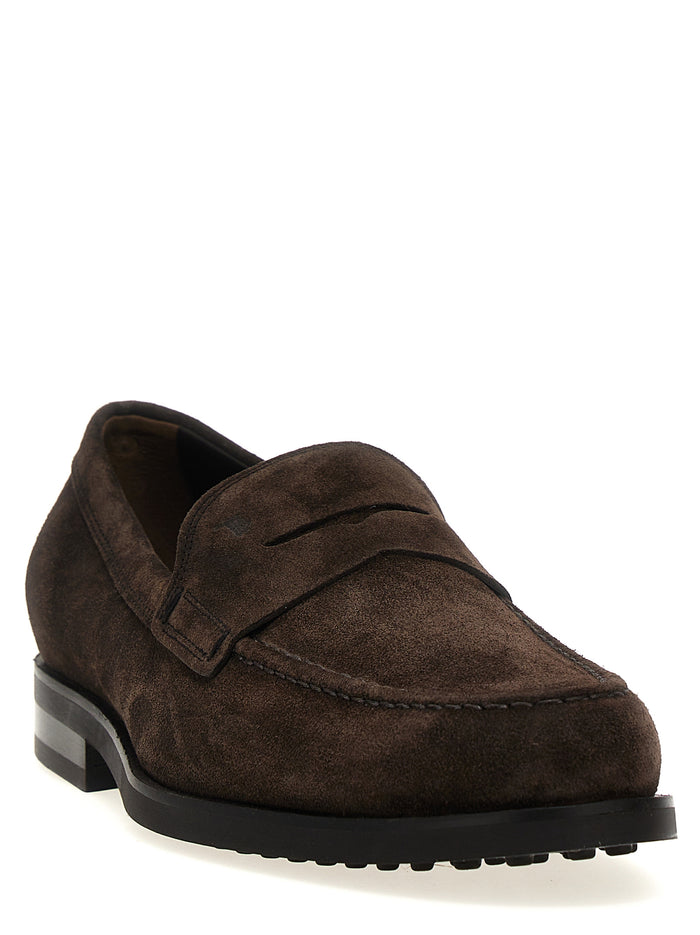 Formale loafers Brown Calfskin Leather (bos Taurus)