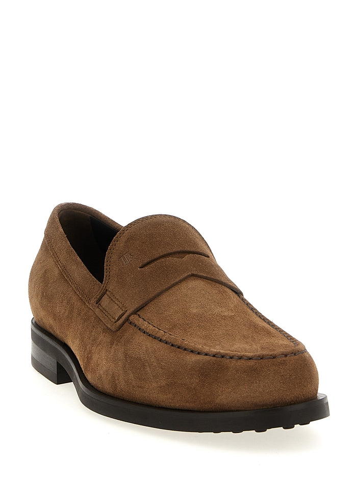 Formale loafers Brown Calfskin Leather (bos Taurus)