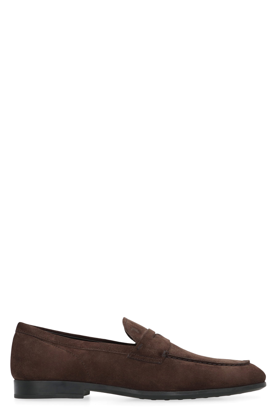 Brown Suede Loafers Calf