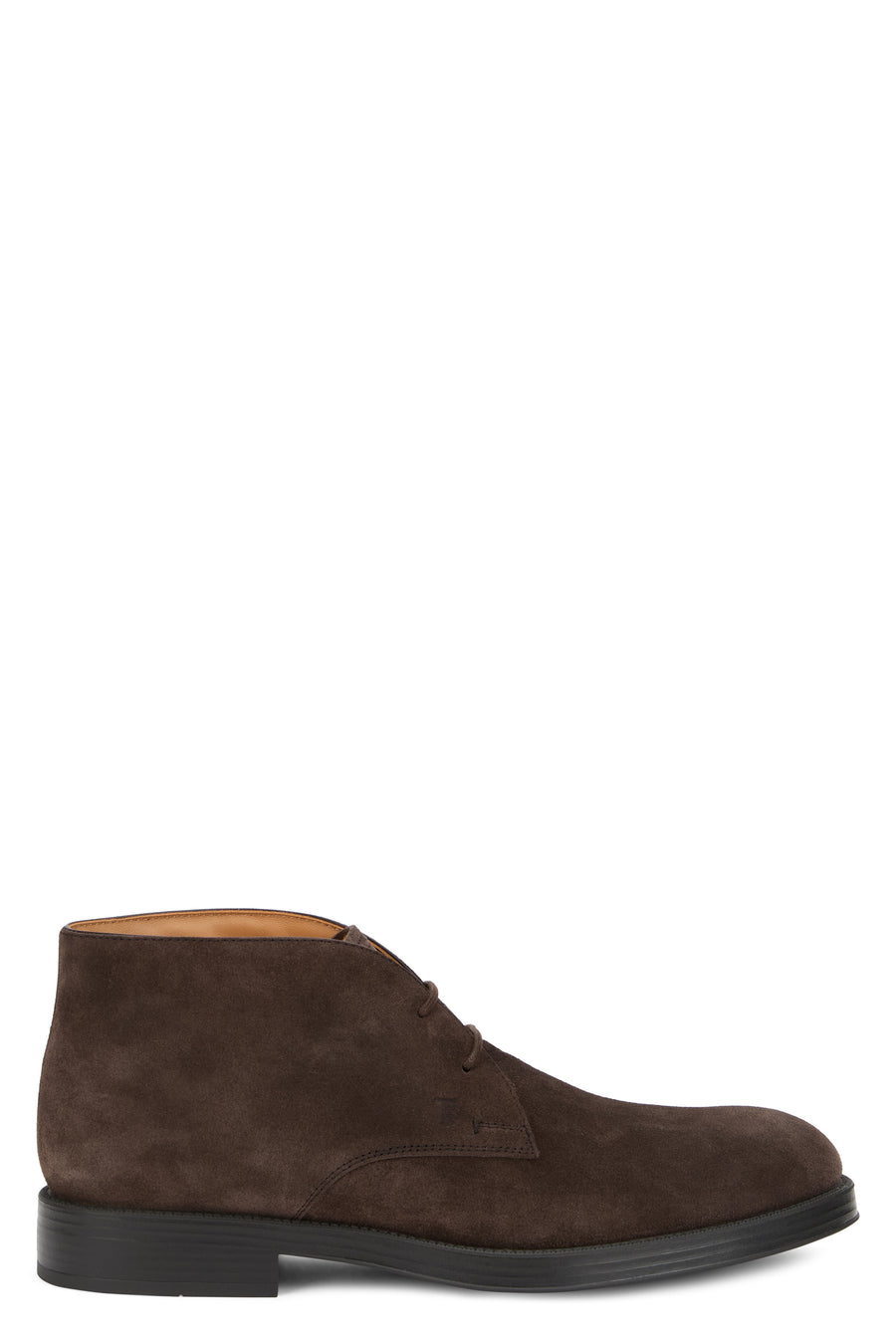 Ankle Boots Dark Brown Suede Calf Skin