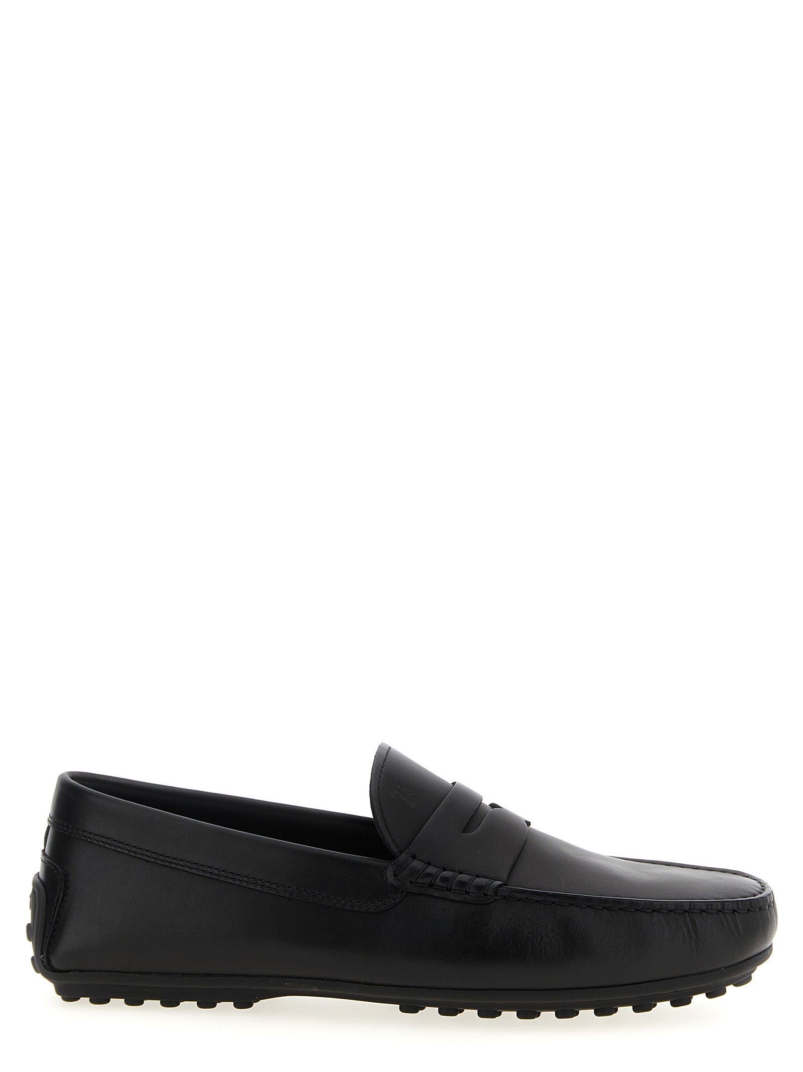 City Gommino loafers Black Calfskin Leather (bos Taurus)