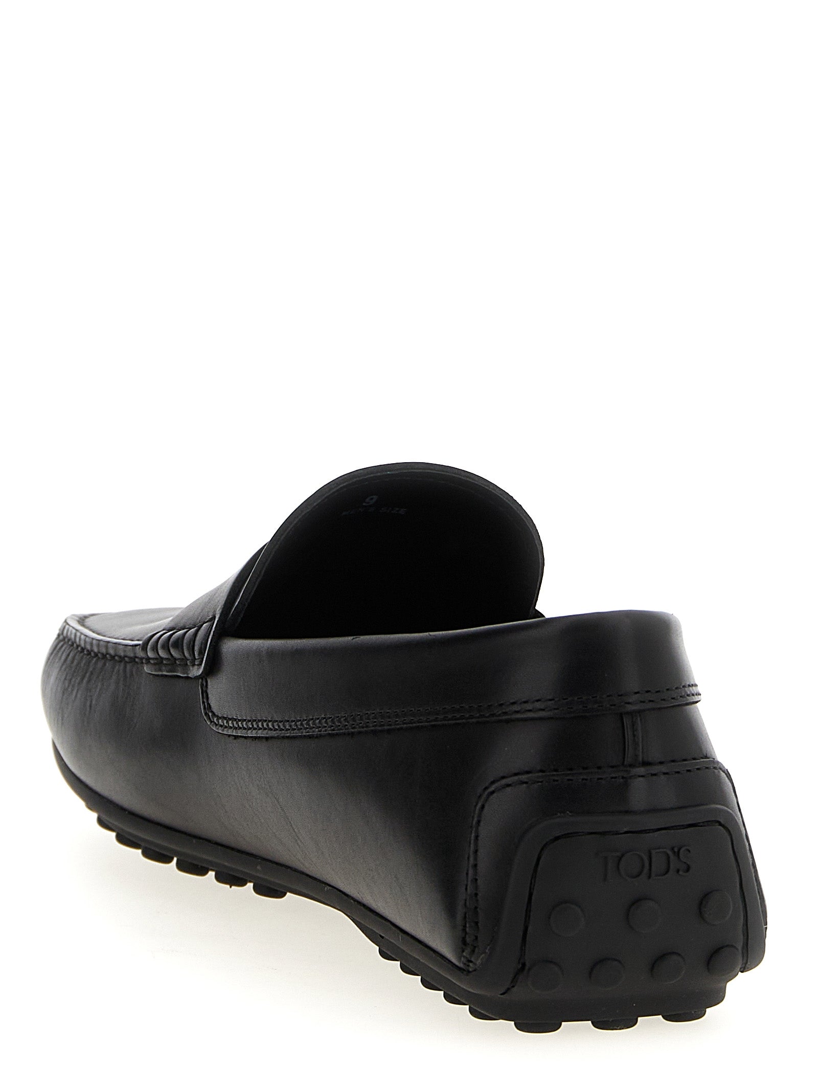 City Gommino loafers Black Calfskin Leather (bos Taurus)