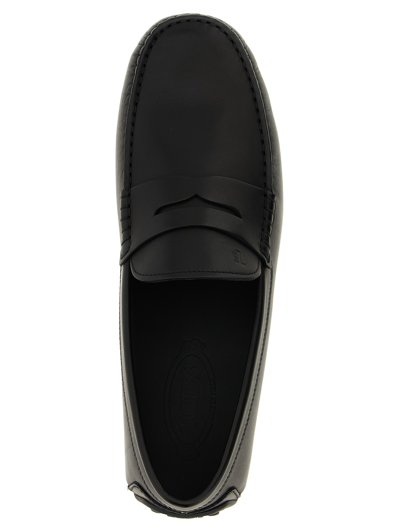 City Gommino loafers Black Calfskin Leather (bos Taurus)