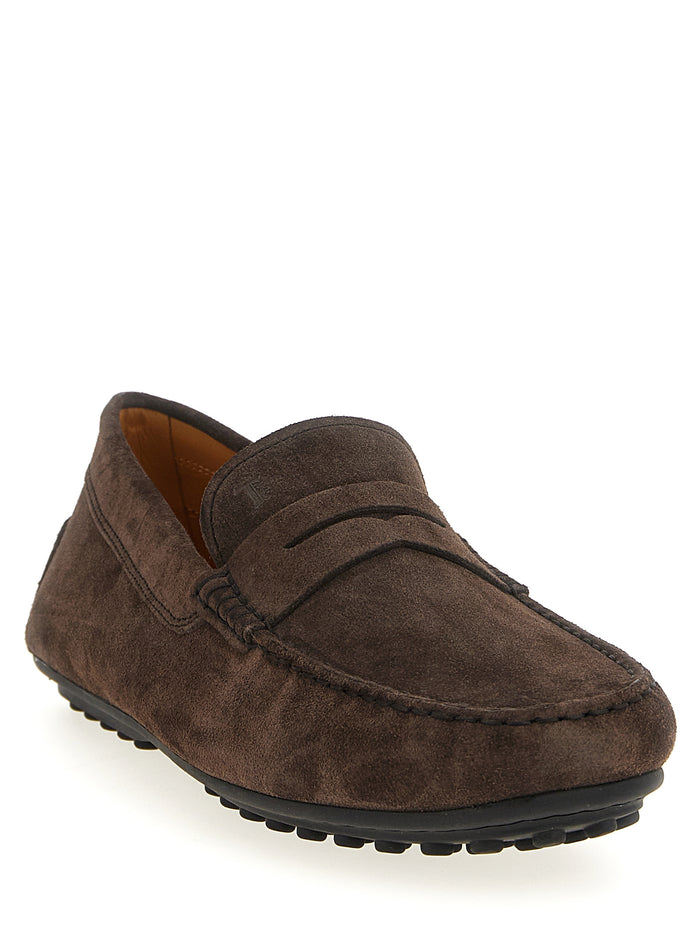 City Gommino loafers Brown Calfskin Leather (bos Taurus)