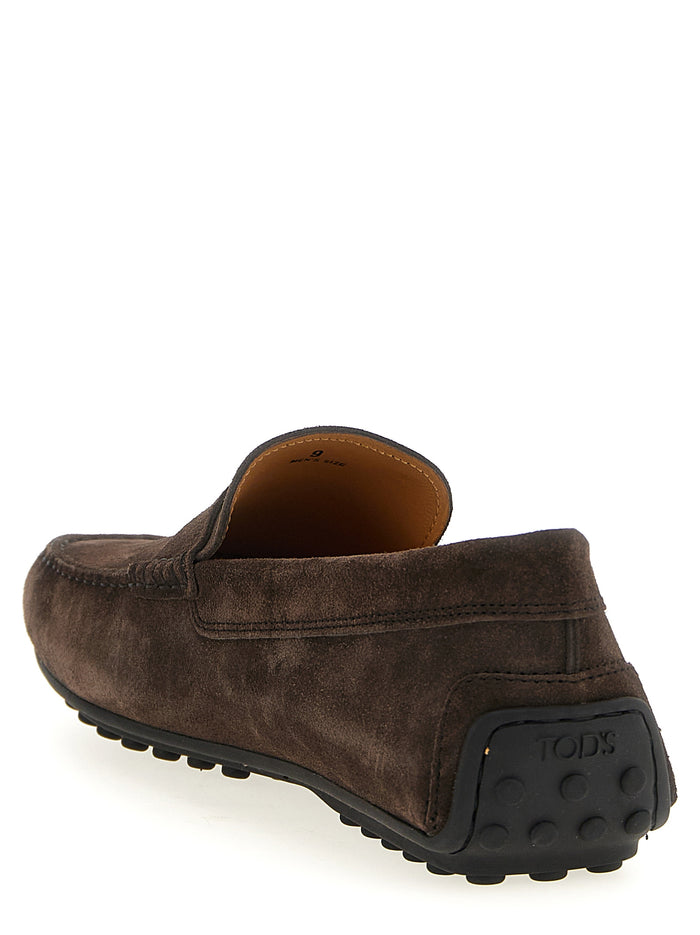 City Gommino loafers Brown Calfskin Leather (bos Taurus)