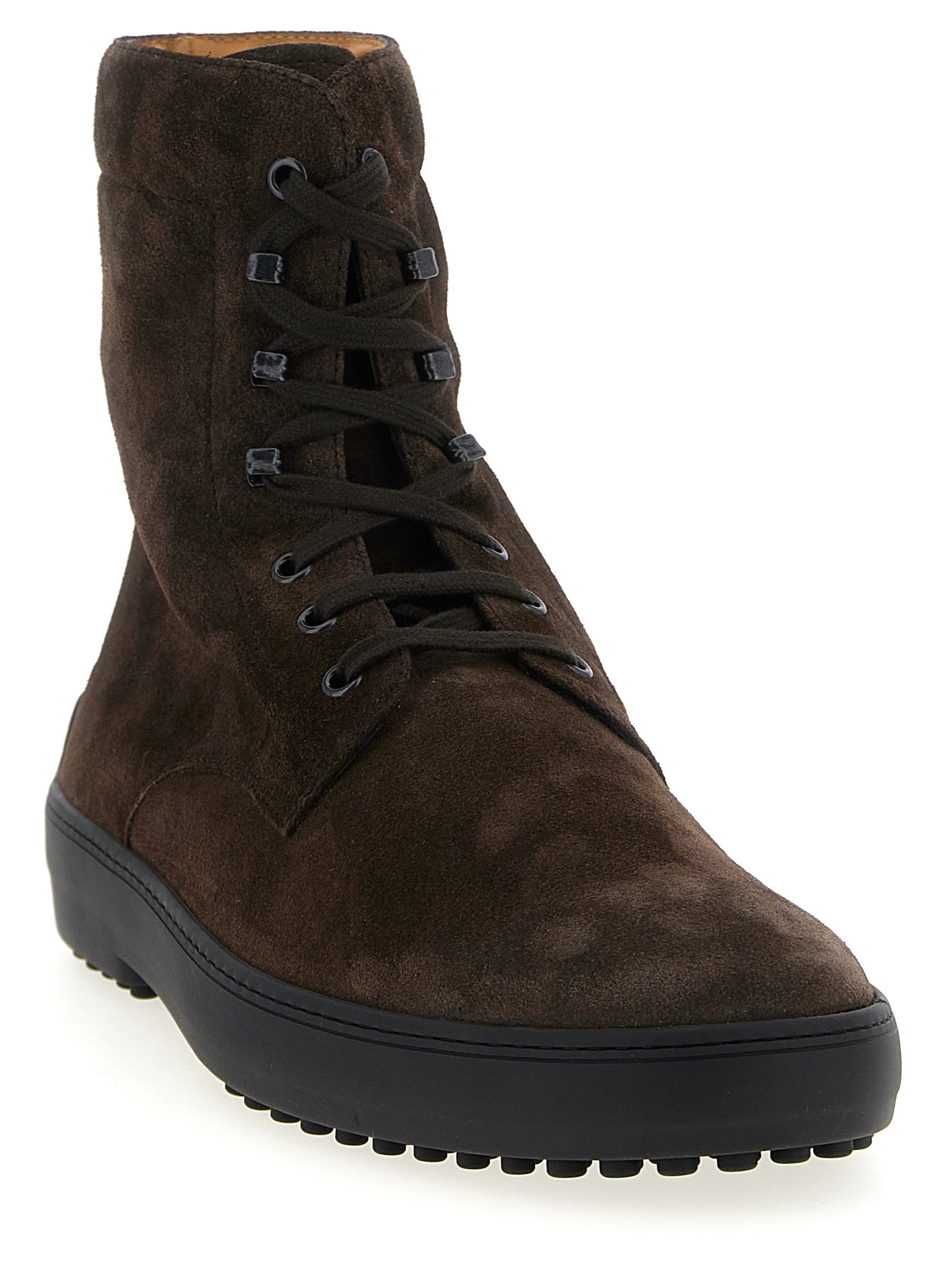 Winter ankle boots Brown Calfskin Leather (bos Taurus) Boots
