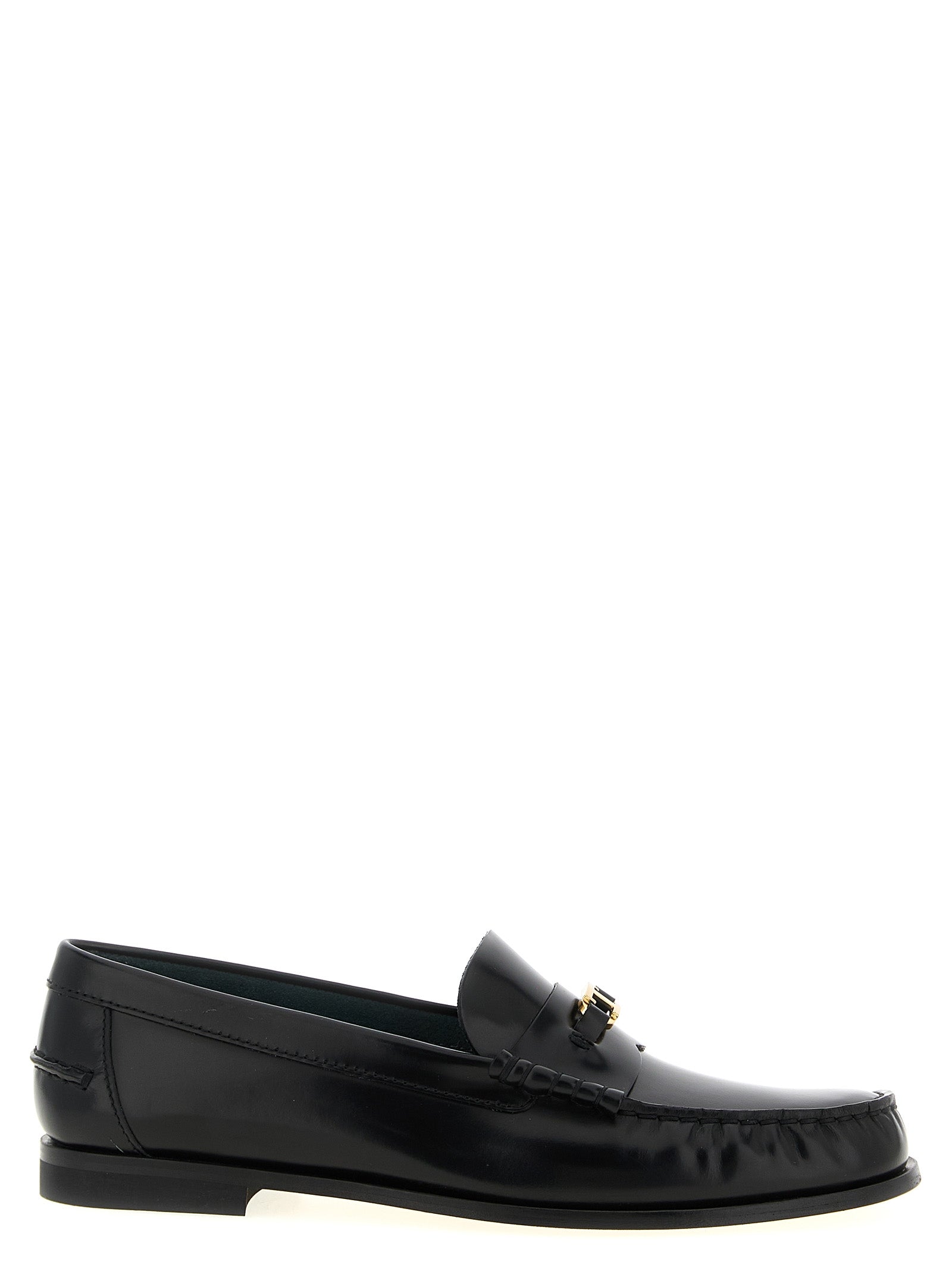 T Timeless loafers Black Calfskin Leather (bos Taurus)