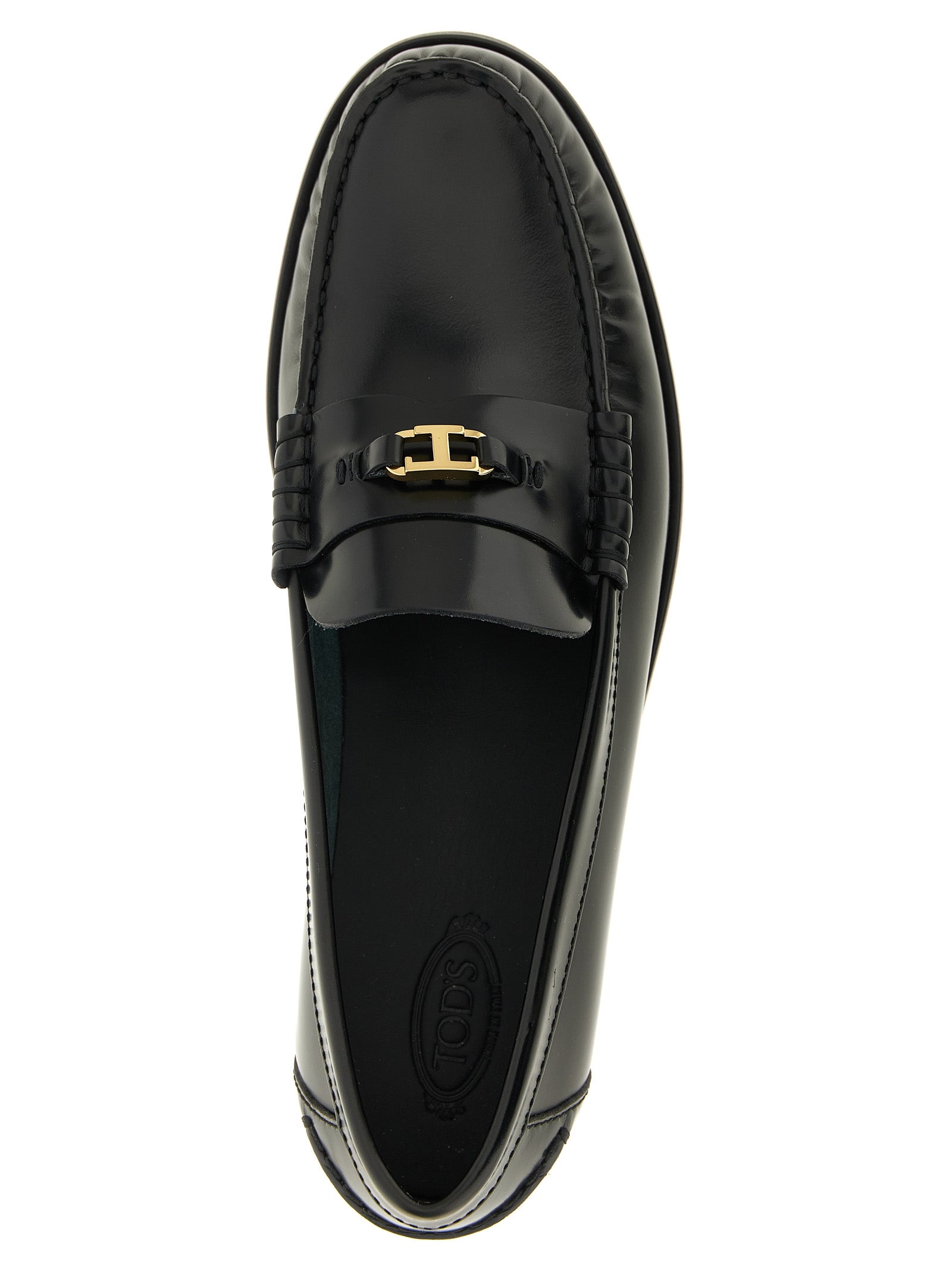 T Timeless loafers Black Calfskin Leather (bos Taurus)