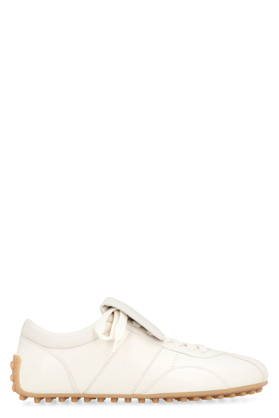 Tods T-Marathon Leather Sneakers White Ovine Trainers