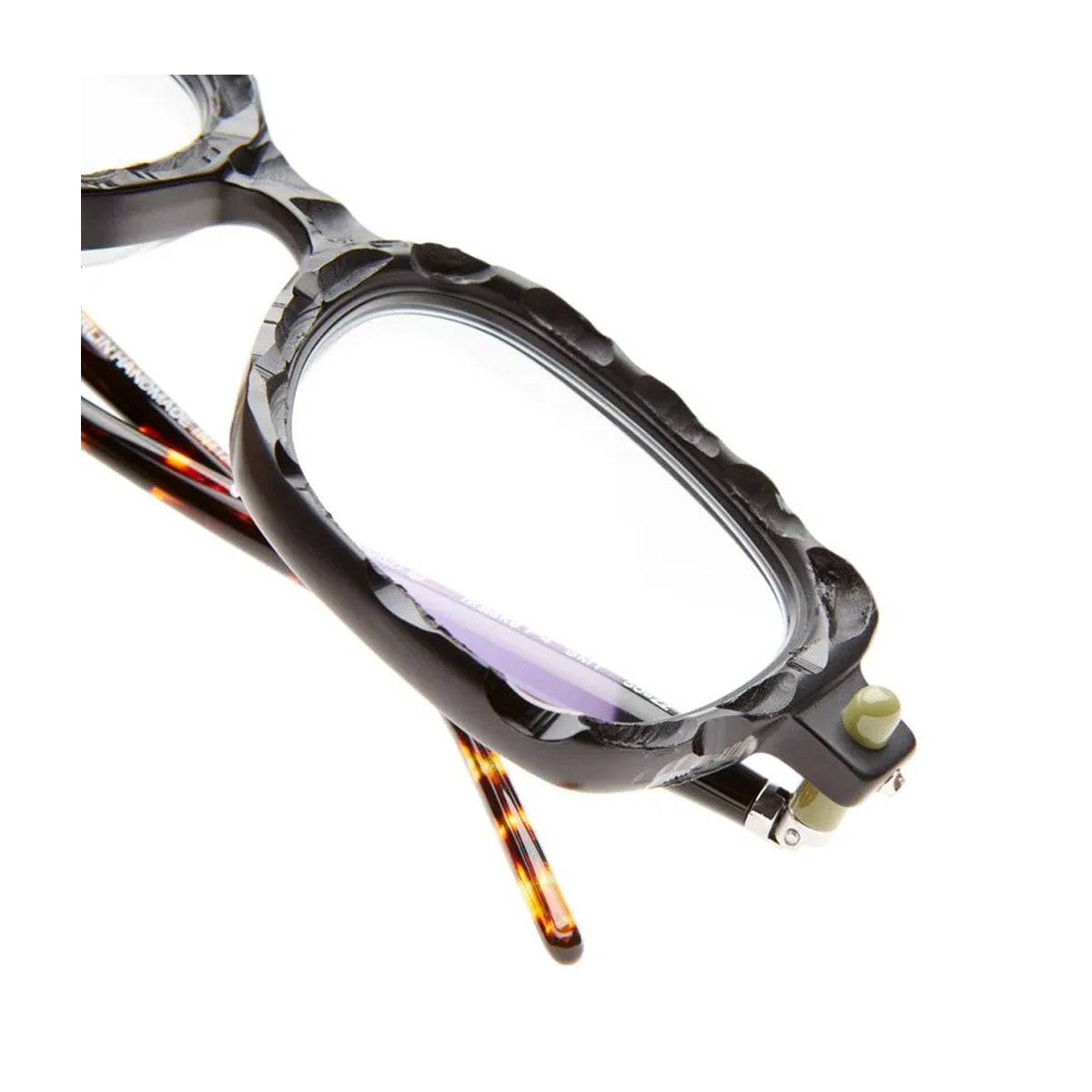 Maske P4 BMT DU Black Matte-Shine Havana Nero Acetate Occhiali Vista