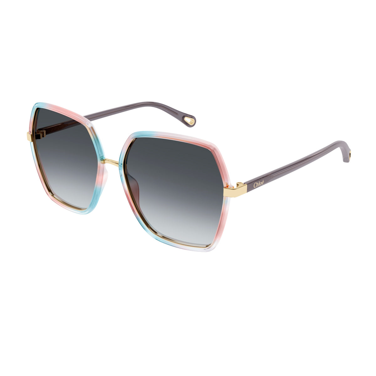 Chloé CH0262S Linea 001 Havana Grey Multicolore Bio-injected Occhiali Da Sole