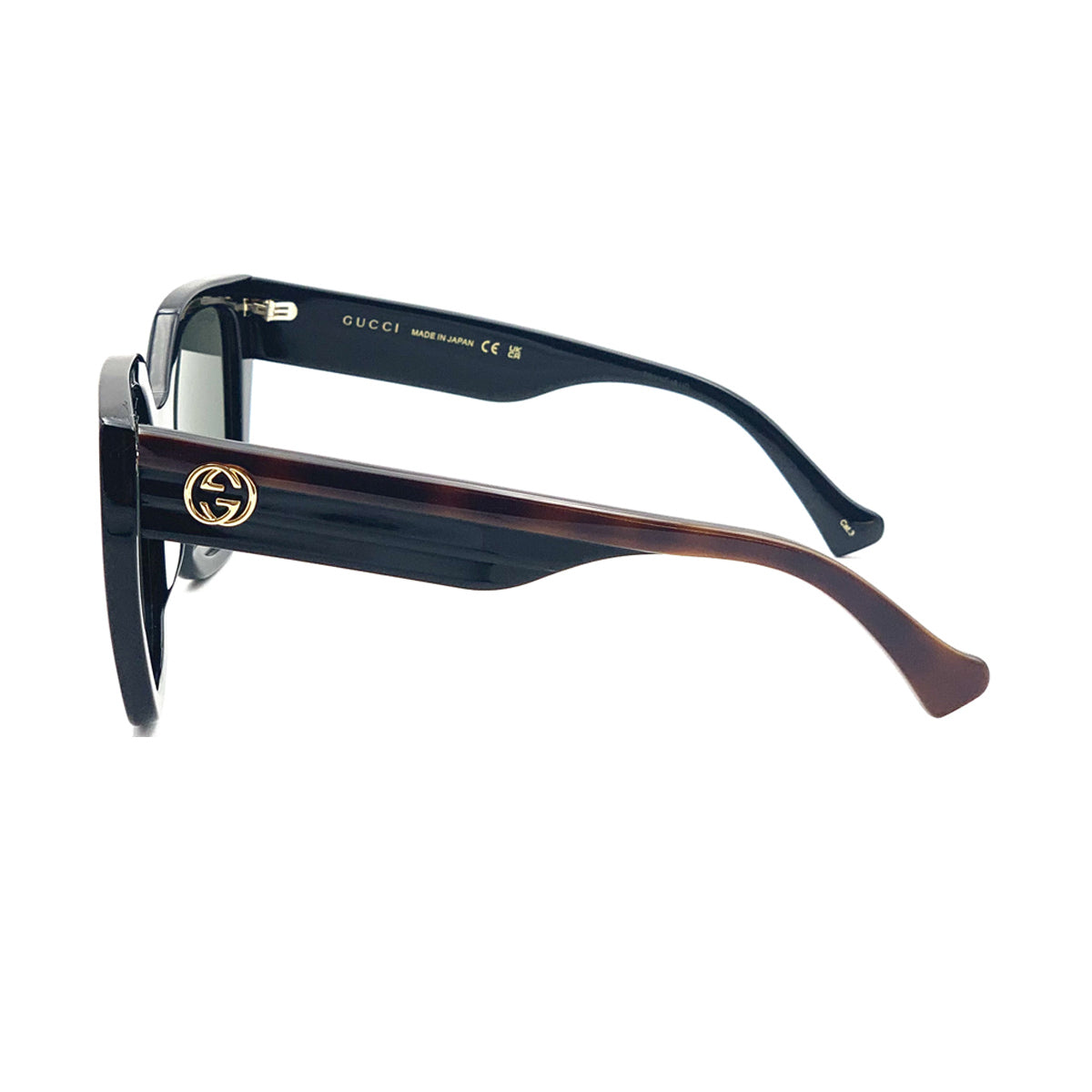 GG1300S 001 Nero Acetate Occhiali Sole