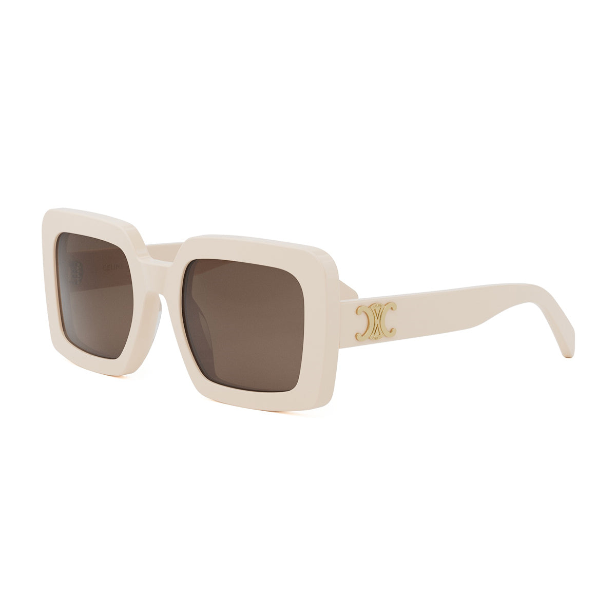 Celine CL40304U Triomphe 25E Ivory Avorio Acetate Occhiali Da Sole