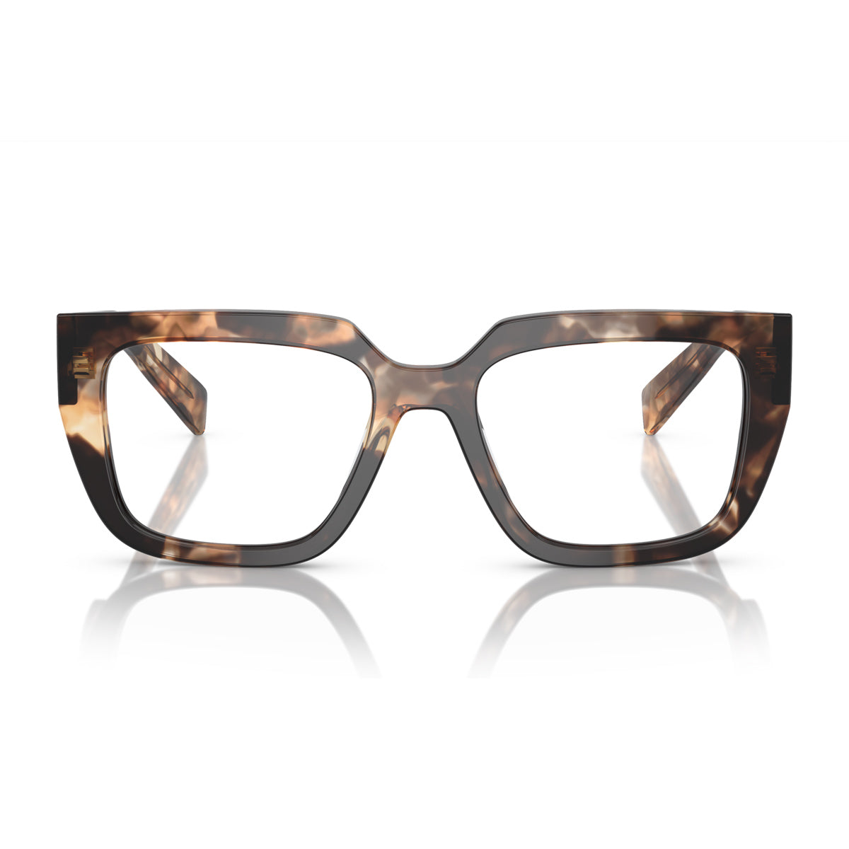 Prada PR A03V 14P1O1 Caramello Havana Marrone Acetate Occhiali Da Vista