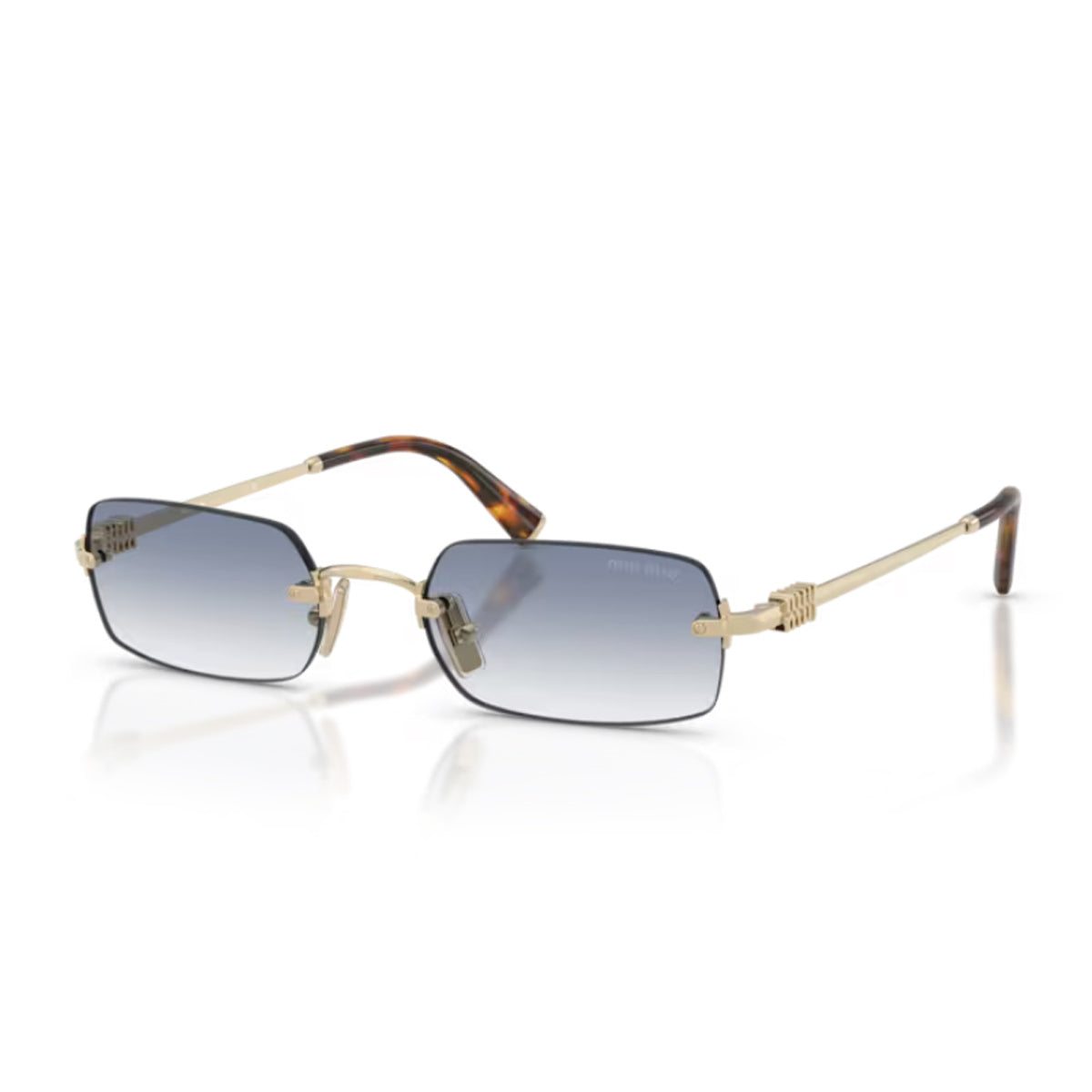 Miu 0MU B50S ZVN80O Oro Pallido Metal Occhiali Da Sole