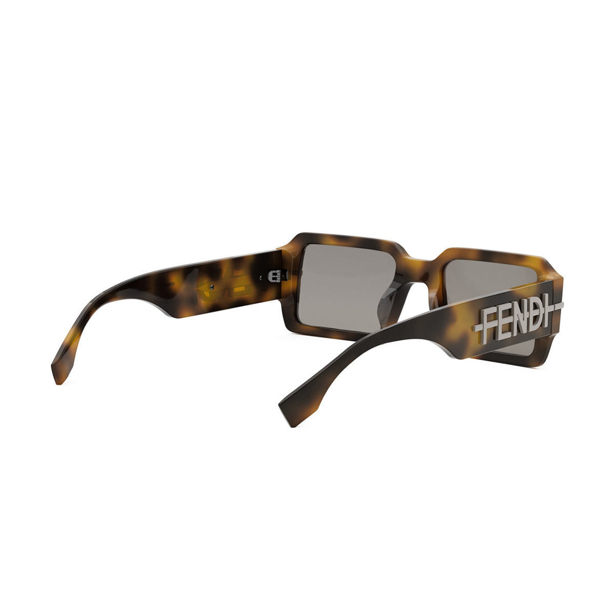 Fendi FE40073U Fendigrafhy 53E Havana Marrone Acetate Occhiali Da Sole