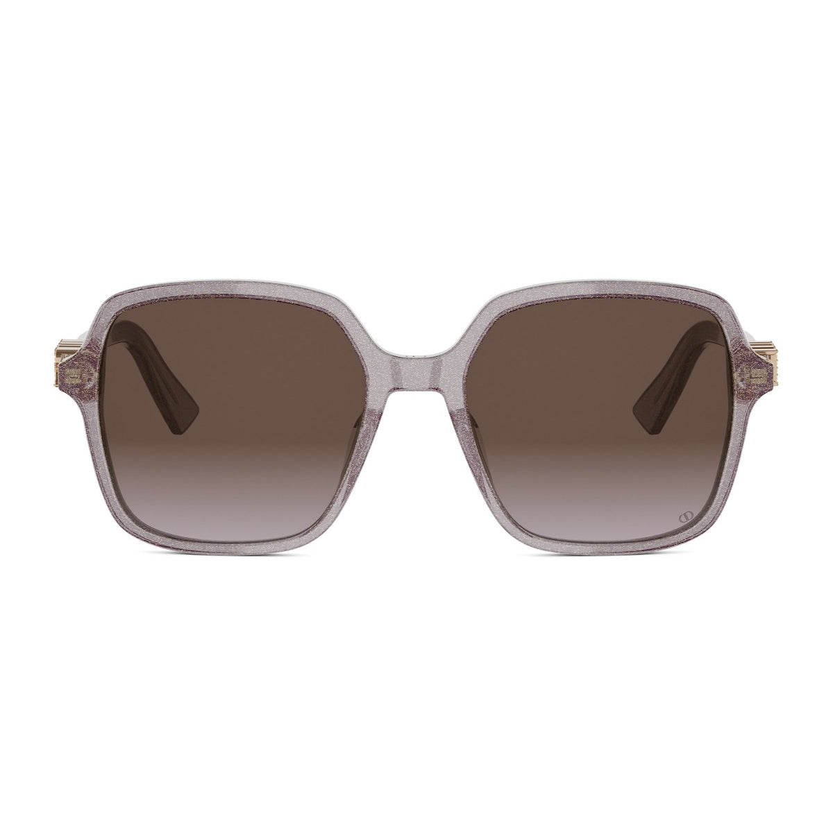 Dior DiorTreasure S1I 84f2 Viola Glitterato Trasparente Acetate Occhiali Da Sole