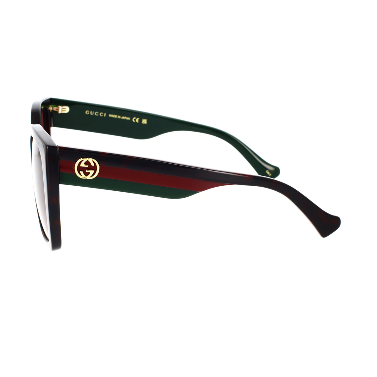 GG1300S 002 Marrone Celluloid Occhiali Sole