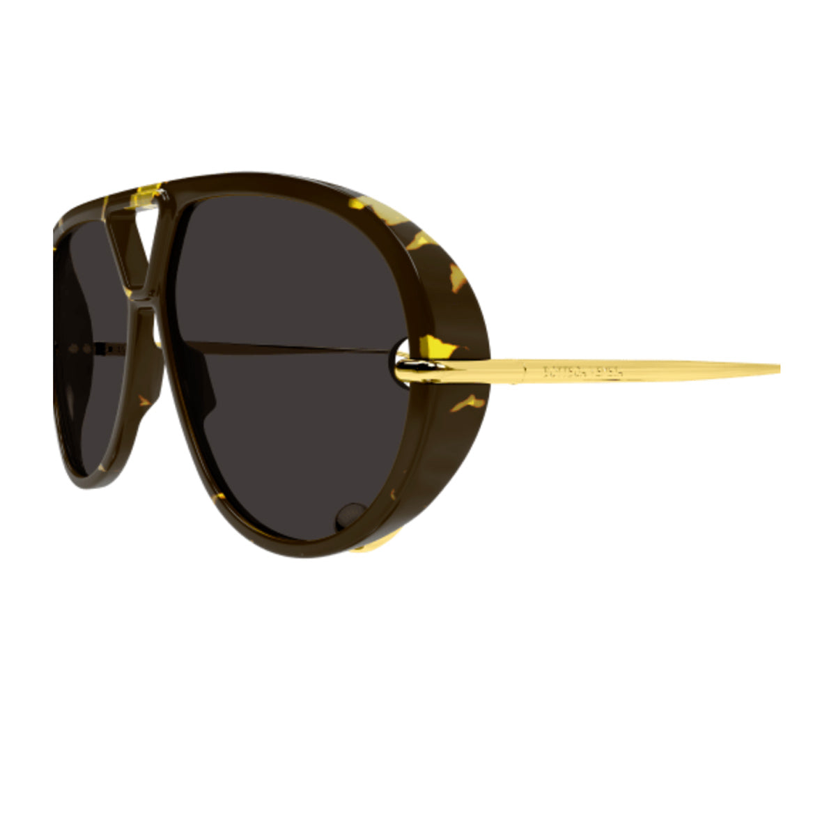 Bottega Veneta BV1273S Linea Unapologetic 005 Havana Gold Grey Marrone Acetate/metal Occhiali Da Sole