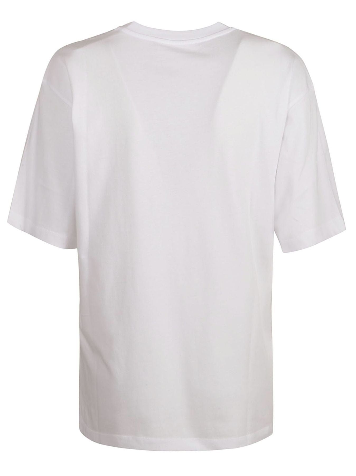 LUIS Bianco Cotton. made In Italy. T-shirt