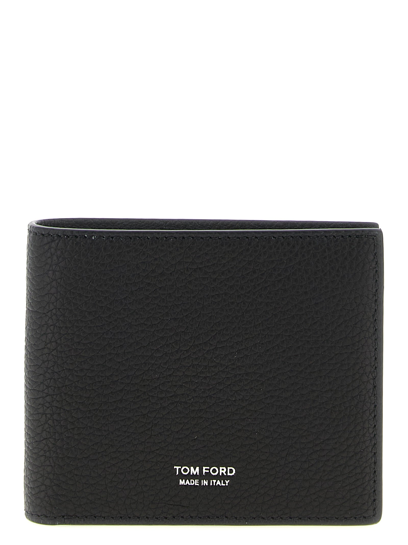 Logo wallet Black Calfskin Leather (bos Taurus) Wallets, Card Holders