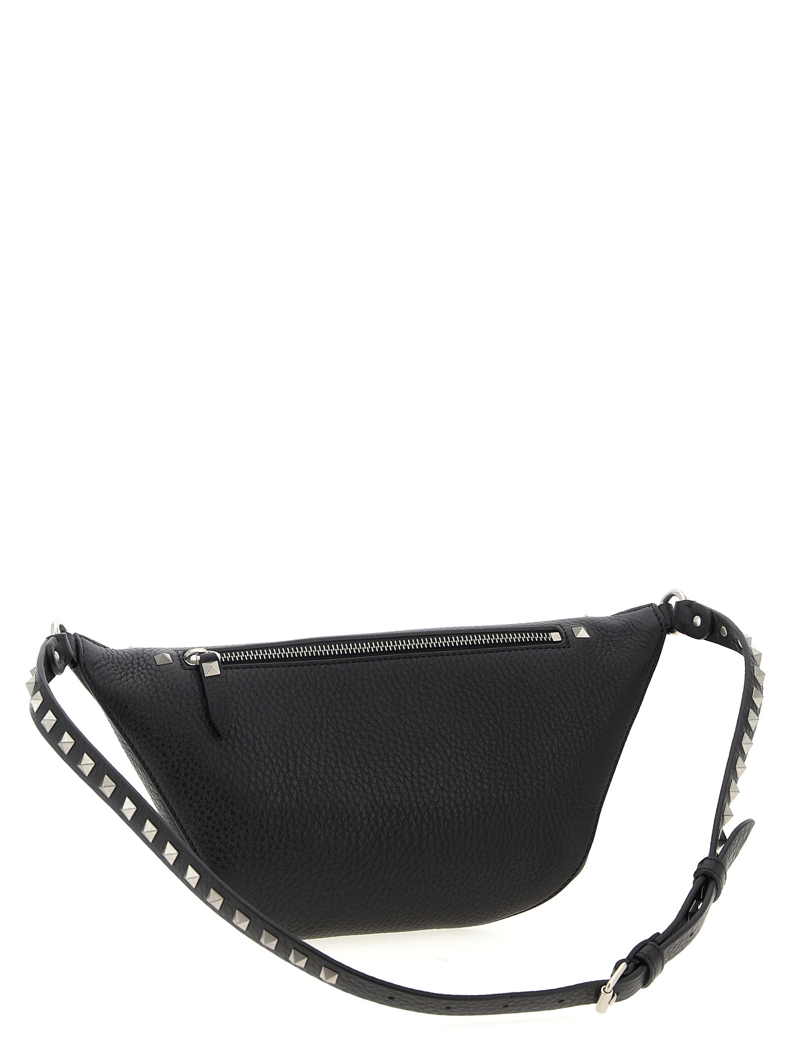 Valentino Garavani Rockstud belt bag Black Calfskin Leather (bos Taurus) Crossbody