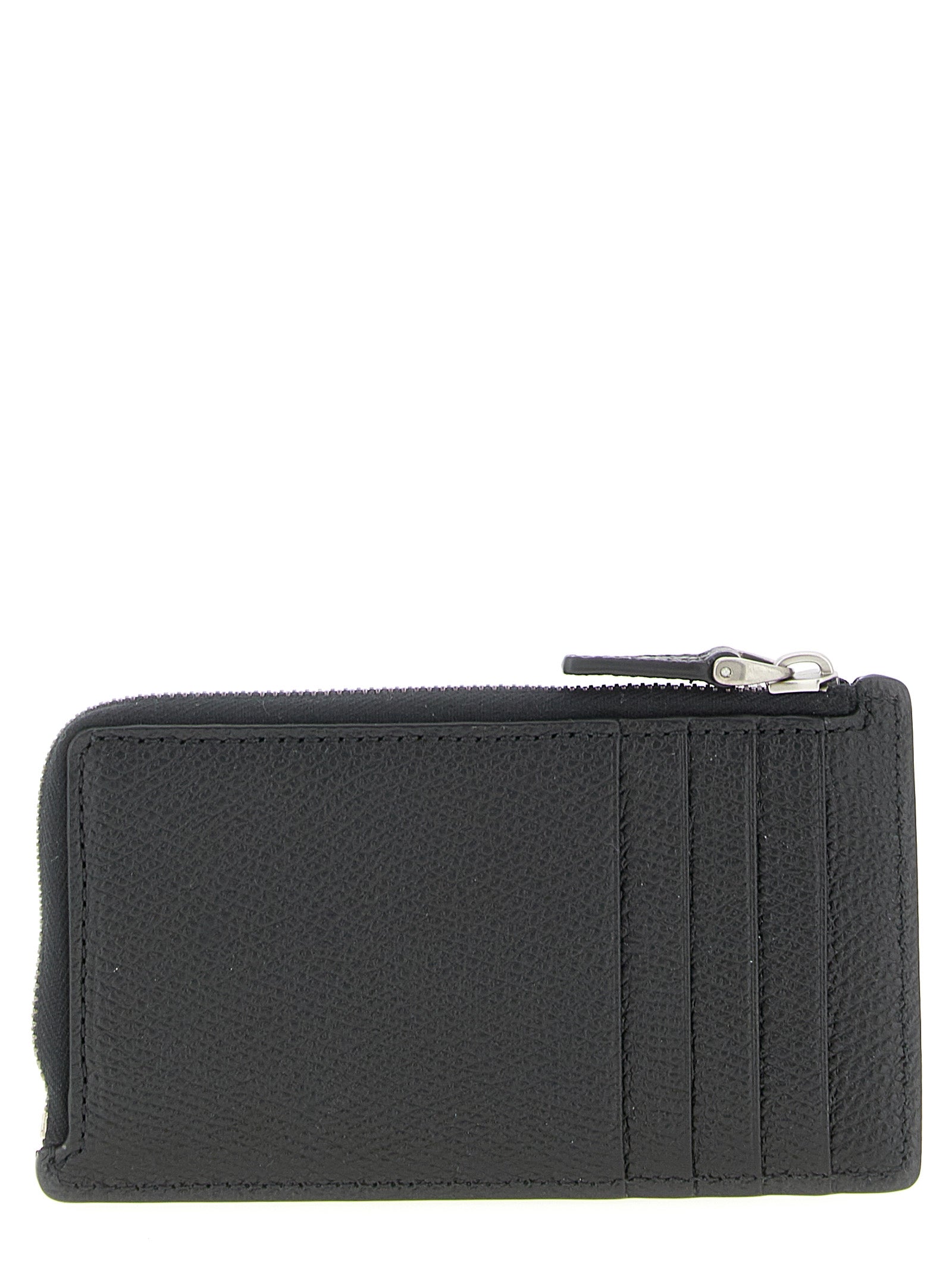 Valentino Garavani VLogo Signature Coin Purse Black Calfskin Leather (bos Taurus) Wallets, Card Holders