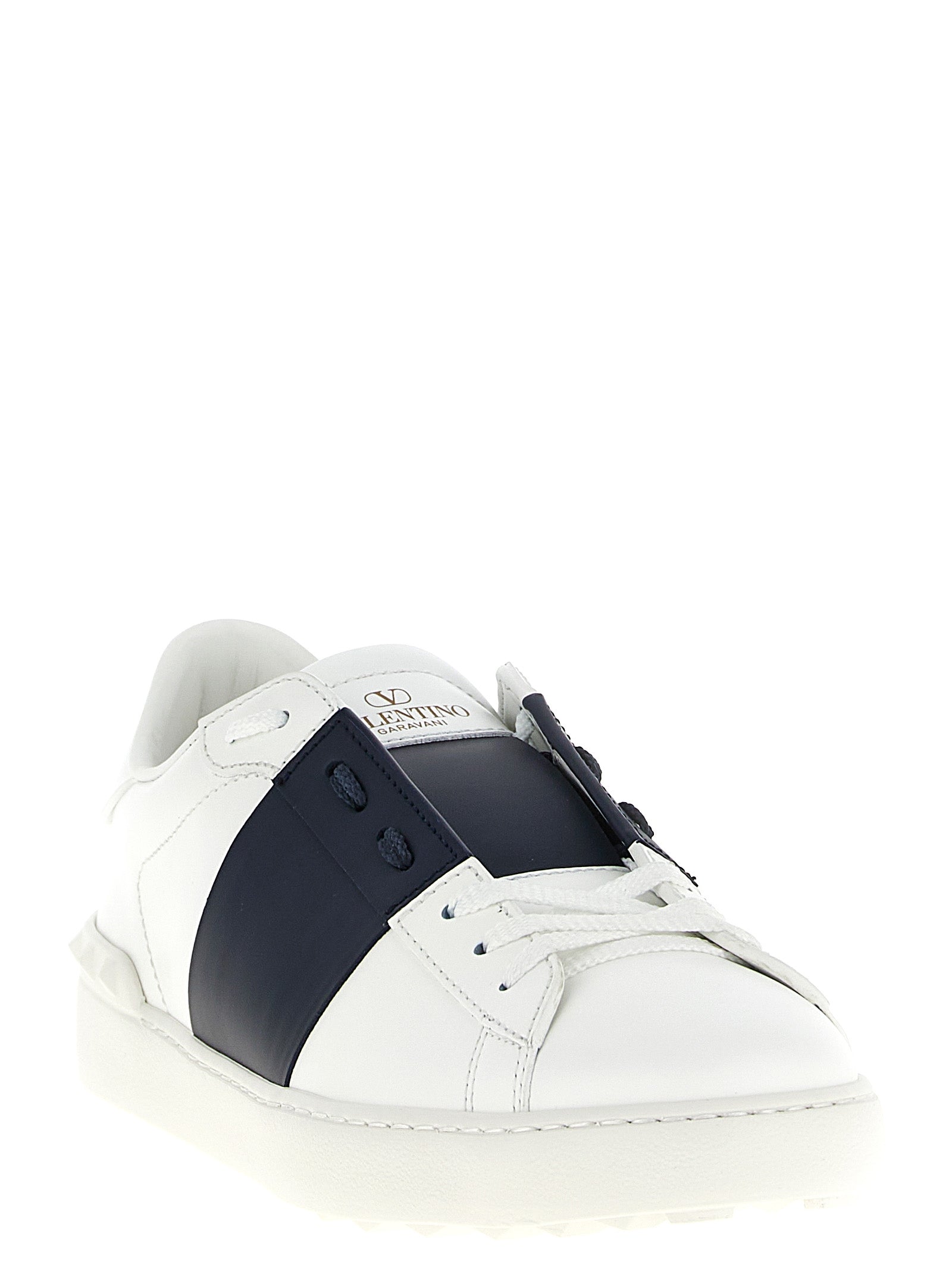 Valentino Garavani Open sneakers Blue Calfskin Leather (bos Taurus)