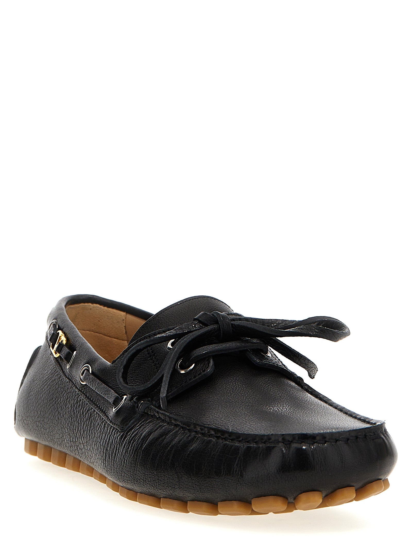 Valentino Garavani Driver Fastaway loafers Black Buffalo Leather