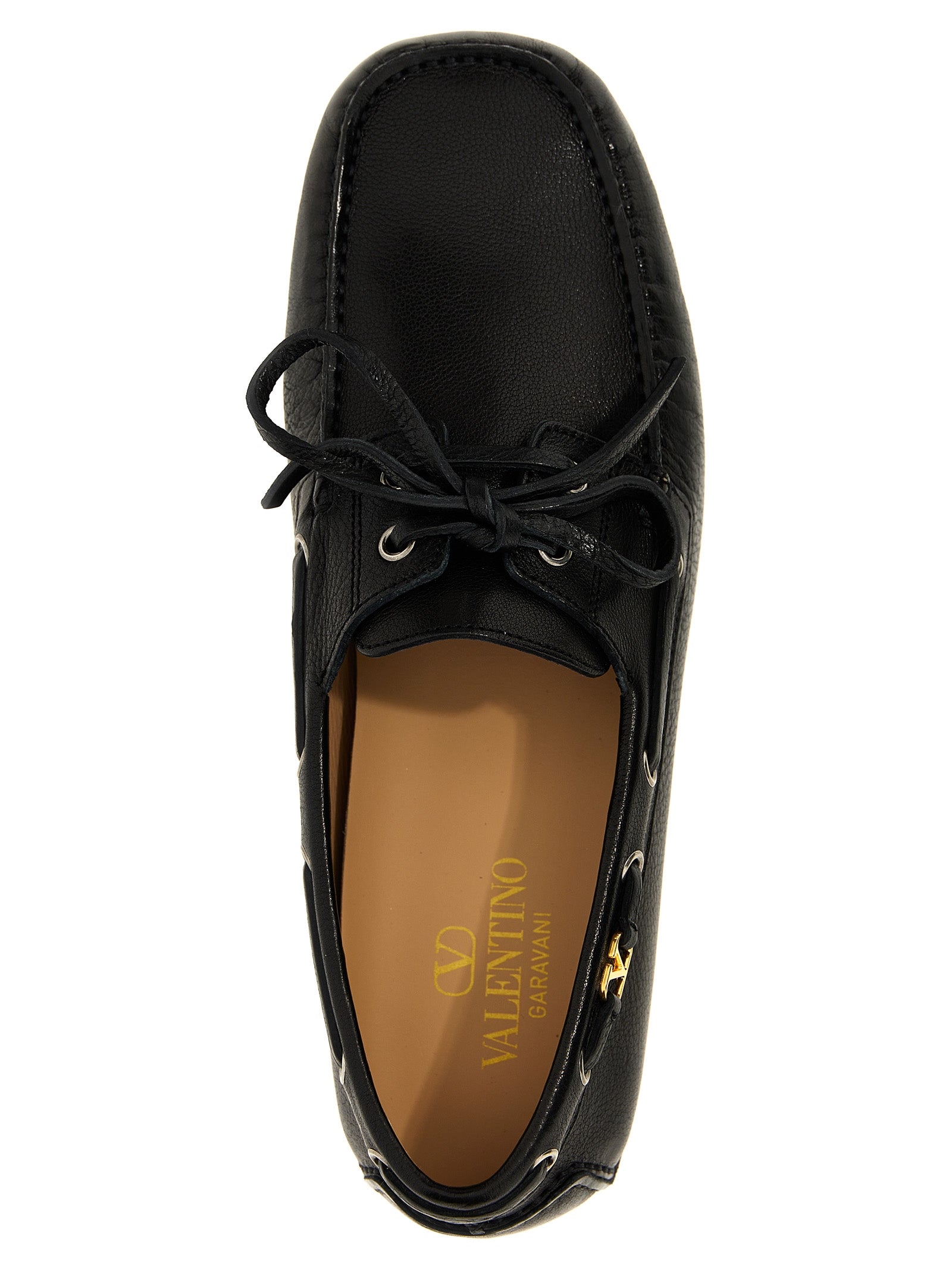 Valentino Garavani Driver Fastaway loafers Black Buffalo Leather